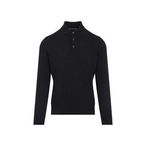 Brunello Cucinelli Cashmere Ls Polo Men